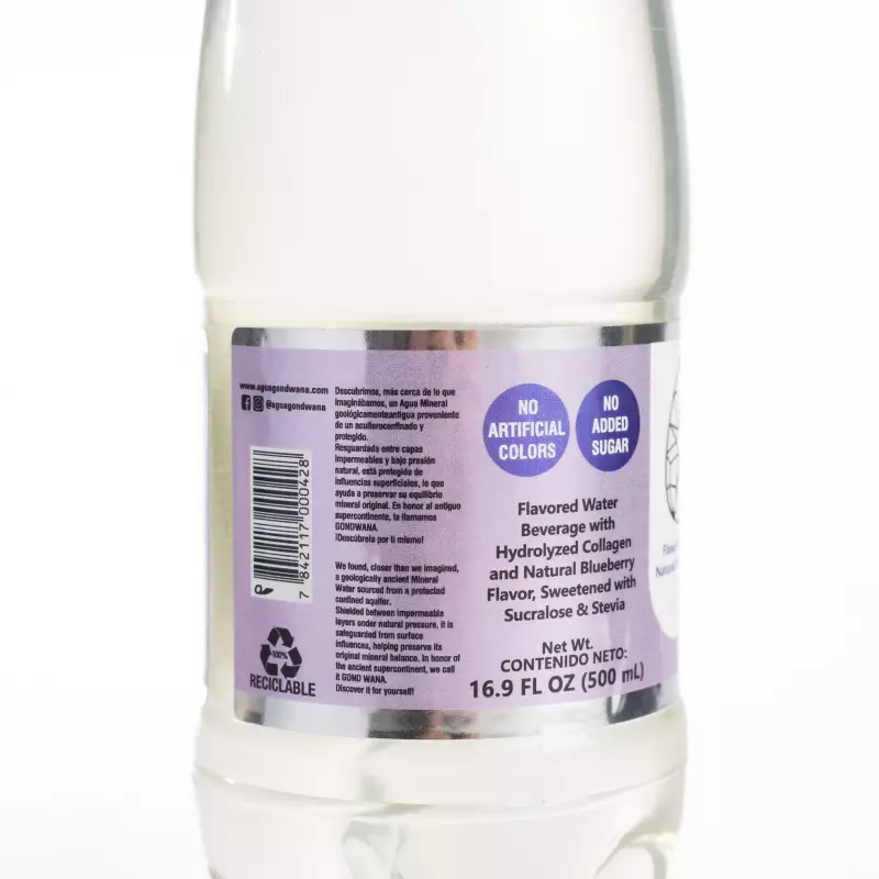 Gond Wana | Natural Mineral Water - Collagen | 16,91 oz | PET Bottle - 0 Calories