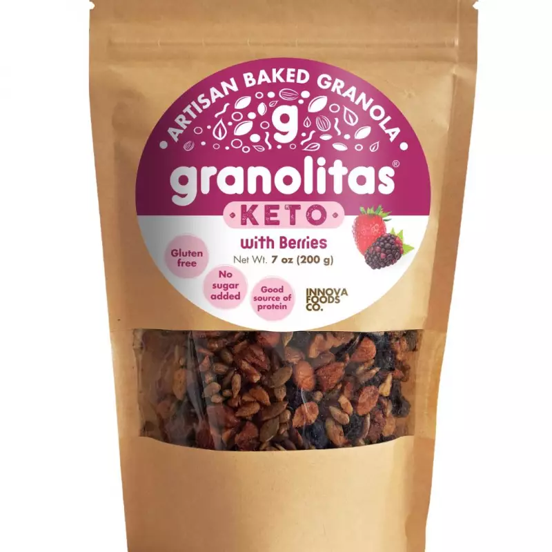 Keto Berry Keto Granola - 7.05 OZ - Baked Vegan