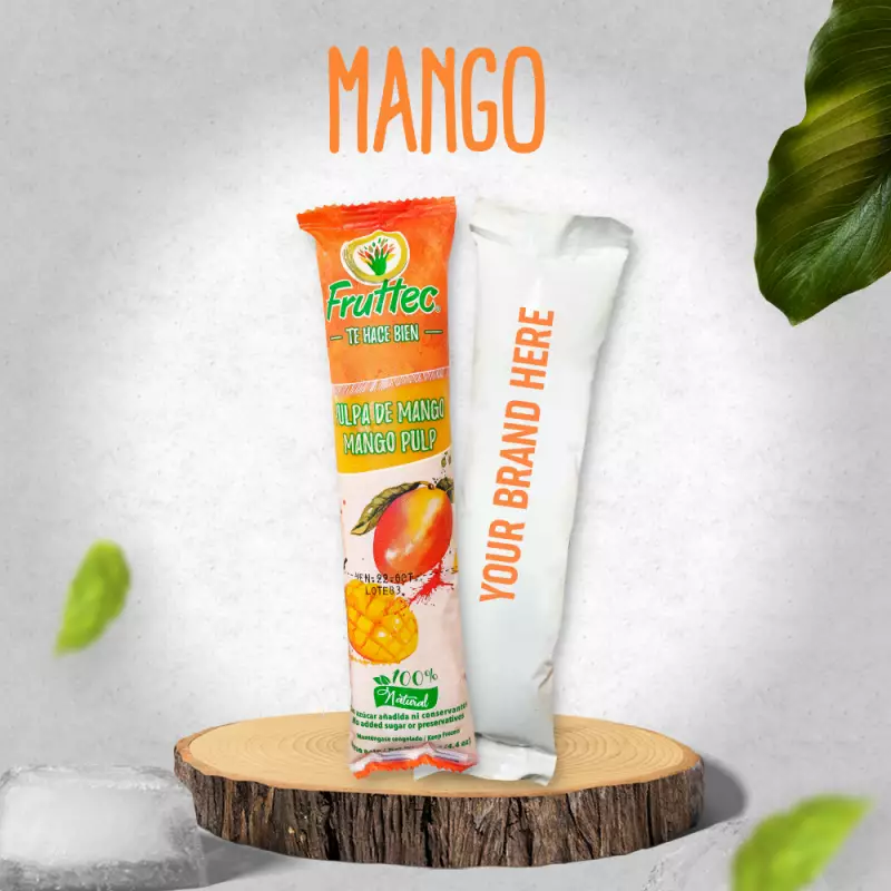 Mango Pulp / 100% Natural / Chemical-free and Additive-free / Effortless Preparation / 4.4 Oz Unit