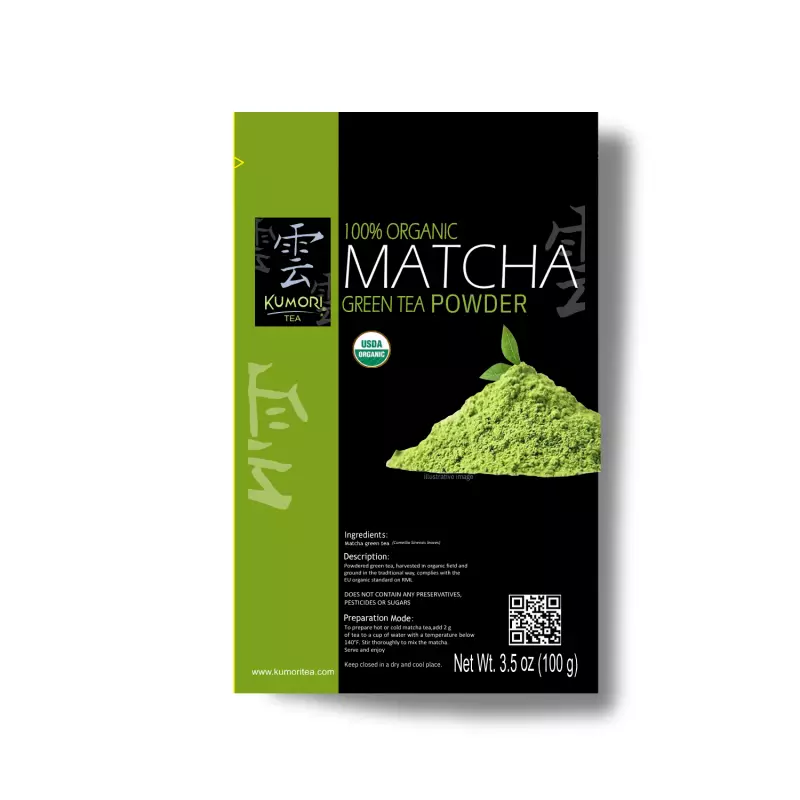 Matcha Tea - 100% Organic - Green Tea - Vegan - Organic - 3.5oz