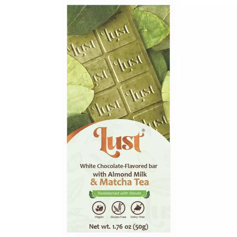 MATCHA TEA Chocolate STEVIA and Almond Milk - 1.76oz - Gluten Free - Sugar Free - Vegan - Milk Free