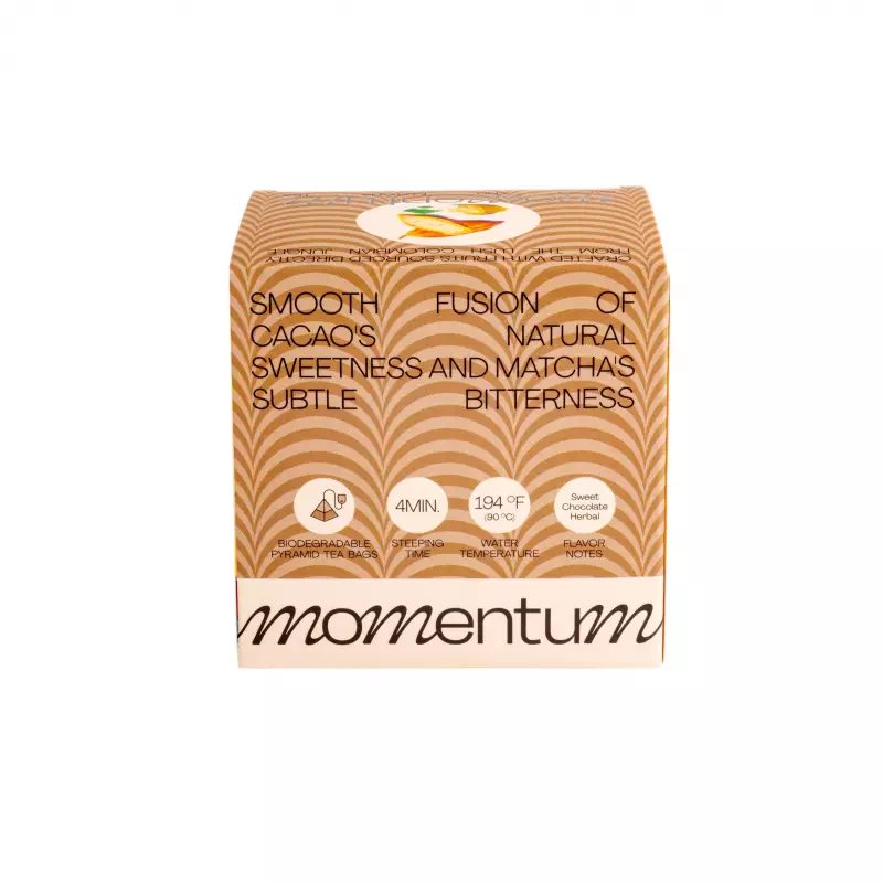 Momentum Tea | Matcha Tea and Cacao | 1.1 Oz