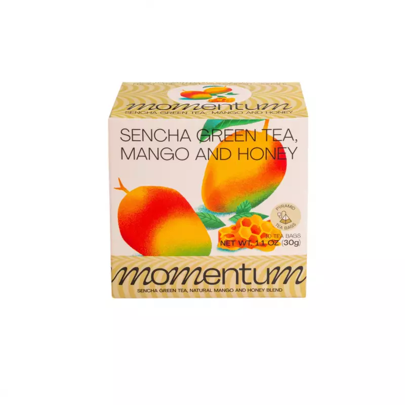 Momentum Tea | Sencha Green Tea, Mango and Honey | 1.1 Oz