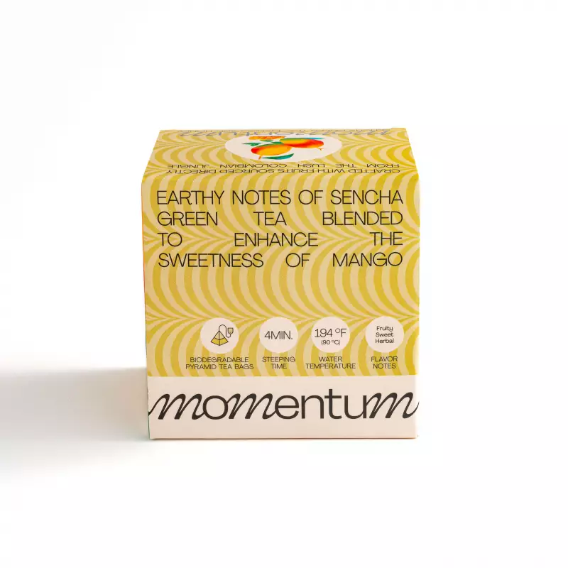 Momentum Tea | Sencha Green Tea, Mango and Honey | 1.1 Oz