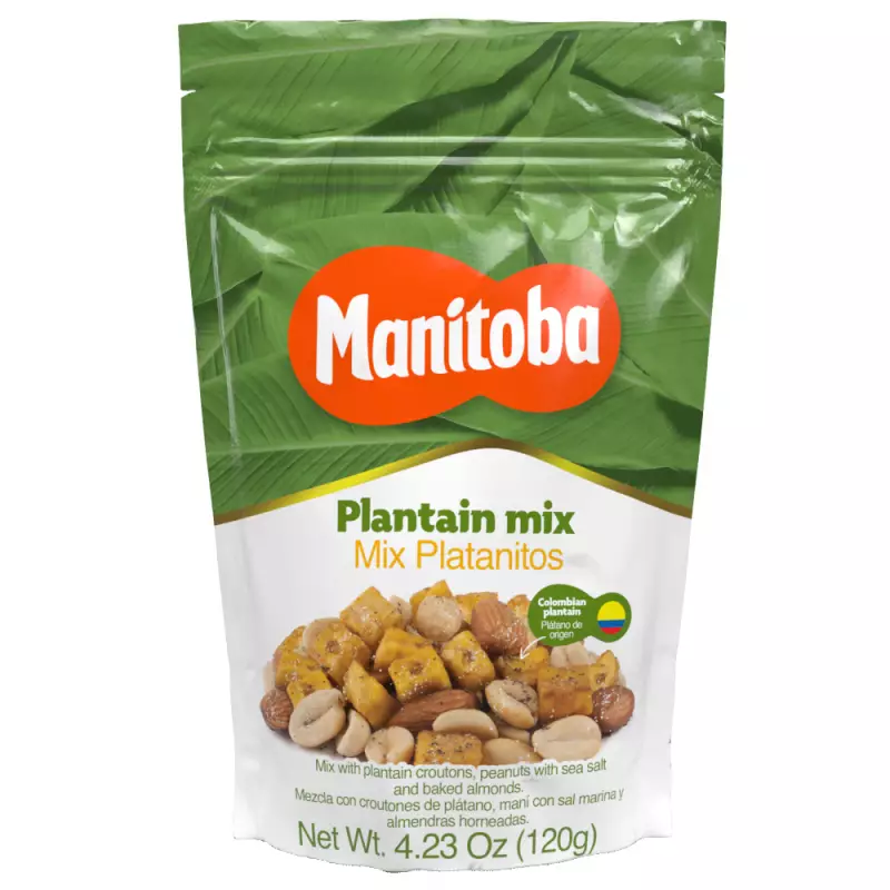 PLANTAIN MIX - PLANTAIN CROUTONS AND NUTS X 4.23 OZ DOYPACK