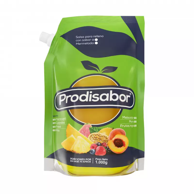 Prodisabor Pineapple Jam - Natural flavor - Stable texture and consistency - Ready to use - 2.2Lbs. 1