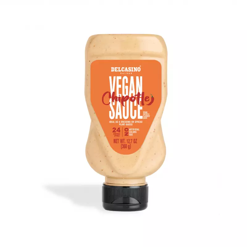 spreadable vegan chipotle / gluten and colorant free /V-lable certification/plastic bottle 12.6oz