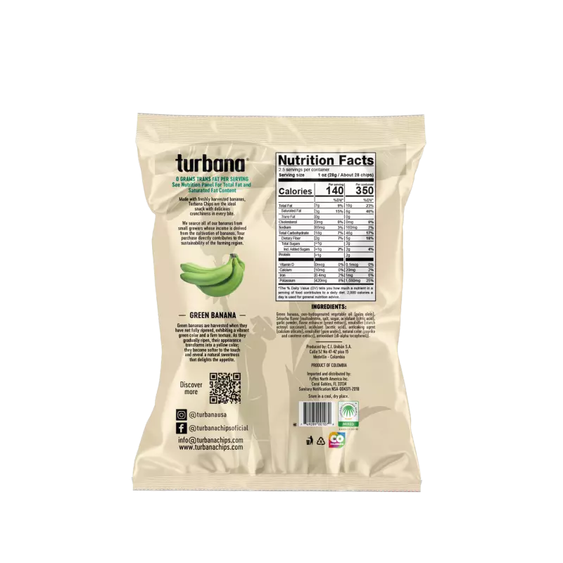Sriracha Banana chips 2.5 oz