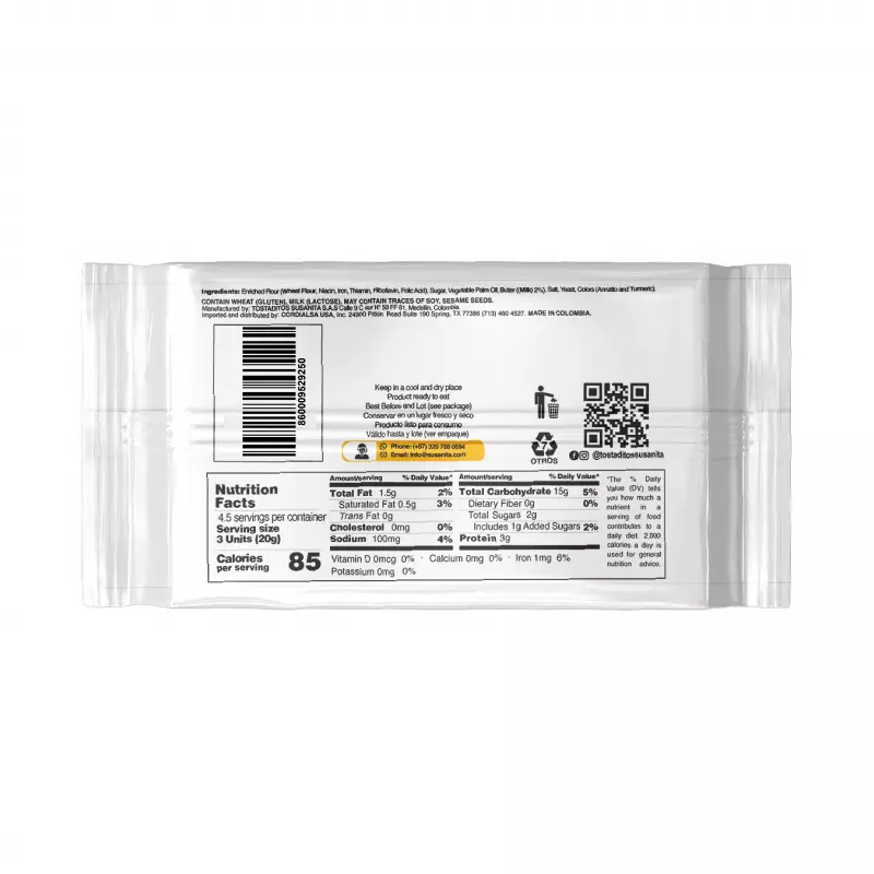 Susanita Mini Butter Toast - 3.2 oz