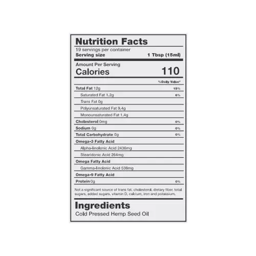Goland | Cold-Pressed Hemp Oil | Omega-Rich, Vegan, Salad Dressing | 8.5 fl oz
