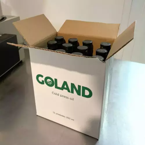 Goland | Cold-Pressed Hemp Oil | Omega-Rich, Vegan, Salad Dressing | 8.5 fl oz