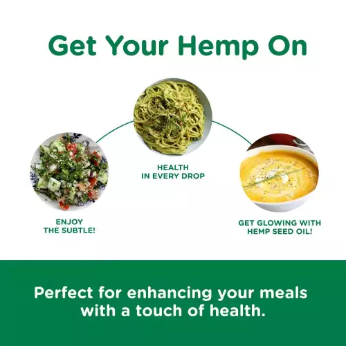 Goland | Cold-Pressed Hemp Oil | Omega-Rich, Vegan, Salad Dressing | 8.5 fl oz