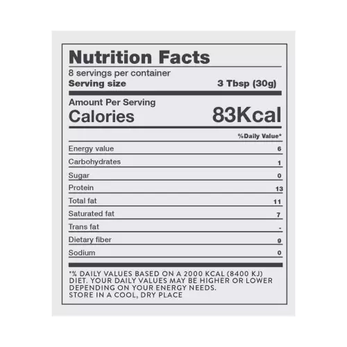 Goland | Peanut Butter w/ Hemp Protein | Vegan, Creamy, Energy Boost | 6.7 oz