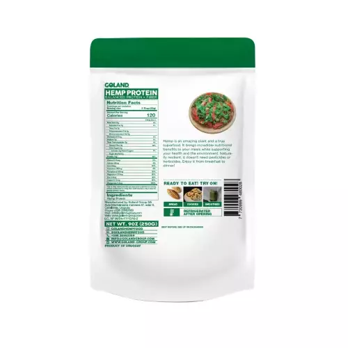 Goland | Plant-Based Hemp Protein | Clean Label, Vegan, Gut Health Support | 9 oz