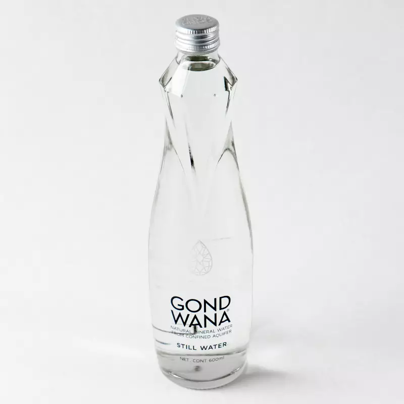 Gond Wana | Natural Mineral Water | 20,29 oz | Glass Bottle - Still Water - Low Sodium