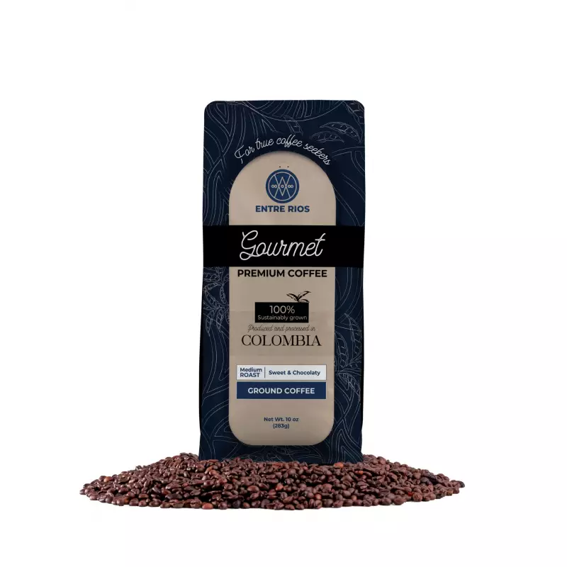 Gourmet Premium Coffee - 10oz - Grinded - Natural - Ecological - 100% Colombian Coffee