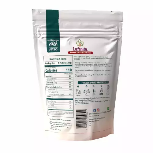 Lafinita | Freeze dried Rambutan | 1 oz