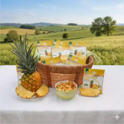 Pineapple dried snacks - 0.88 oz - 100% fruit natural - No sugar addied - Gluten Free