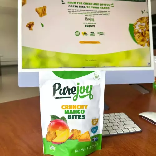 Pure Joy | Crunchy Mango Bites | 1 oz | One Ingredient | 100% Fruit