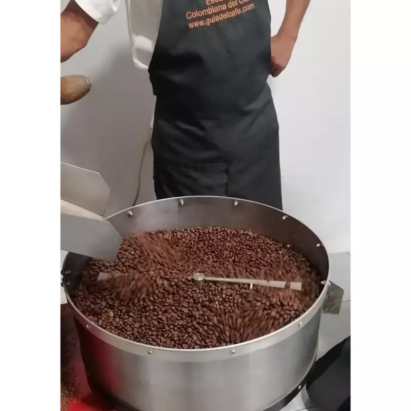 Roasted Coffee. Net Wt. 16 Oz. 100% arabica Colombian Coffee. Geisha variety. Ground or whole bean