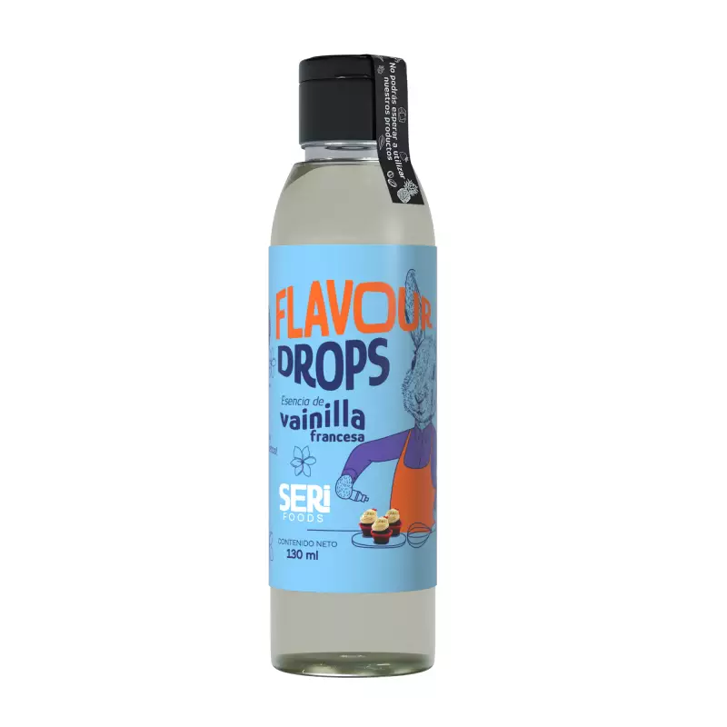 Serifoods Flavor Drop Vainilla - 4.39 Oz -- Sugar free - Keto Friendly - Gluten Free.