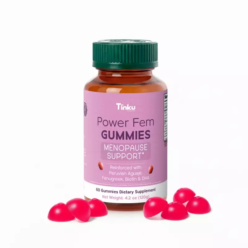 Tinku | PowerFem Balance Gummies | Women’s Hormone Support | 4.2 oz