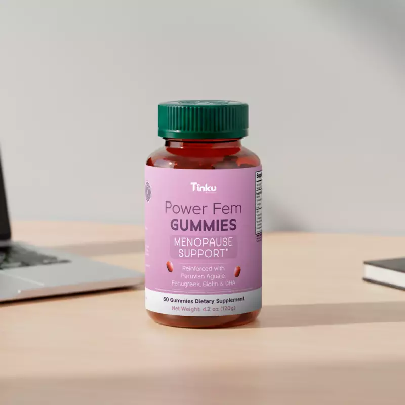 Tinku | PowerFem Balance Gummies | Women’s Hormone Support | 4.2 oz