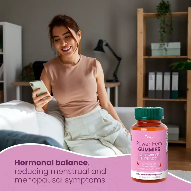 Tinku | PowerFem Balance Gummies | Women’s Hormone Support | 4.2 oz