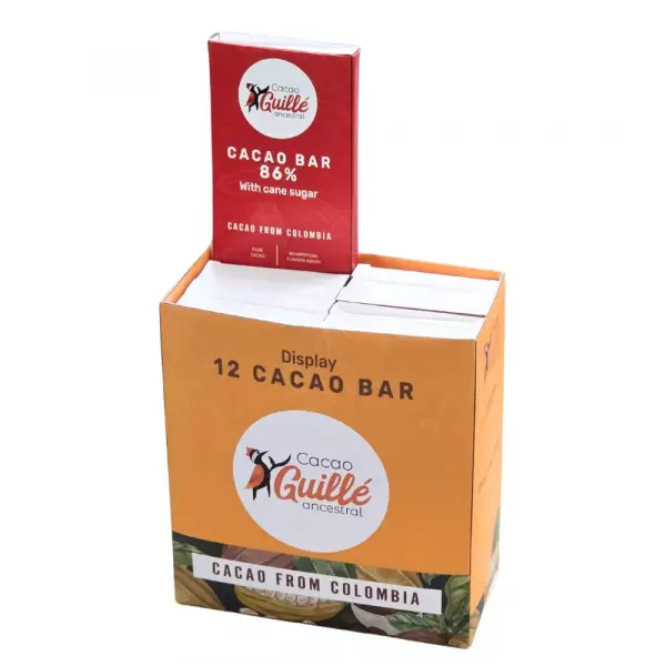 86% Cacao Bar With Cane Sugar - 1.8 oz - Pure Cacao - Been to Bar - No Artificial Flavors Added