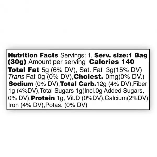 Açaí-dusted chocolate-coated blueberries - 1.05 oz - No Added Sugar - Vegan - Gluten Free