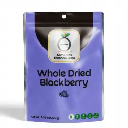 Alimentos Thearion Suqa-Dried Whole Blackberry - 7.05 oz - 100% Natural -Kosher-No sugar added