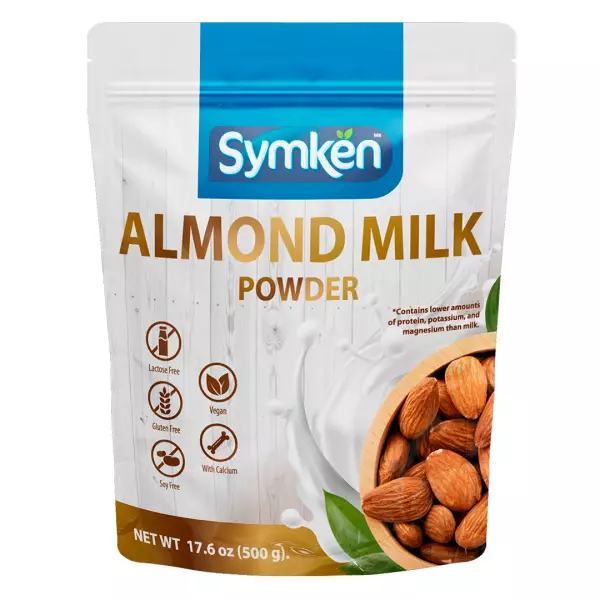 Almond Milk Powder 17.6 Oz - Pure Almond - No added sugar - Gluten free - Lactose free - Non-GMO