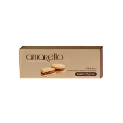 Amaretto Dulce Cuisine | Sandwich Cookies with Dulce con Leche filling - 4.2 oz - 5 Pack