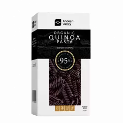 Andean Valley | Organic Quinoa Pasta Black | 12 oz | Gluten Free and Vegan- Non E