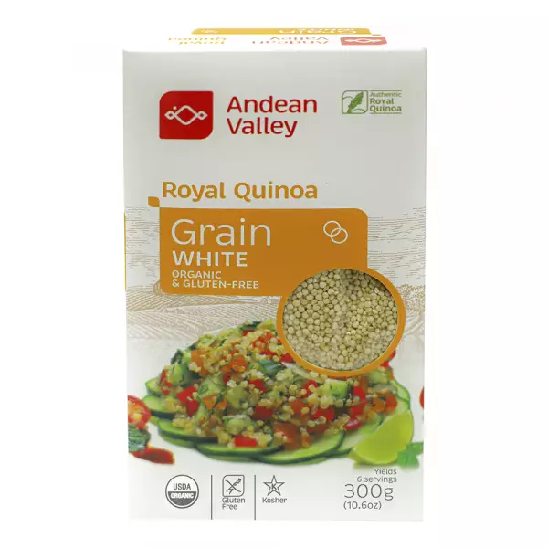 Andean Valley | Organic White Royal Quinoa Grain | 10,58oz. E
