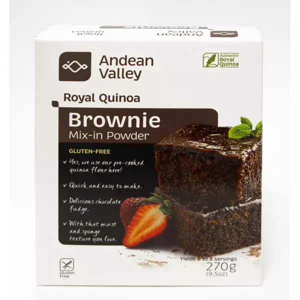 Andean Valley | Royal Quinoa Brownie | Mix in Powder| 9.5 oz.