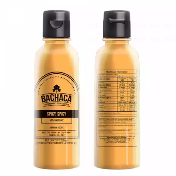 Bachaca | Hot Chili Sauce | Spicy  Spicy flavor | 8.8 Oz E.