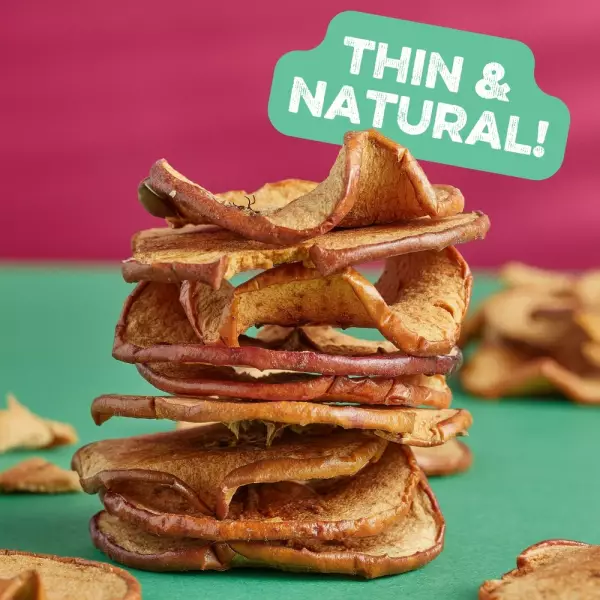 Baked Apple Chips 0.53oz Snack - Vegan. no oil. no added sugar. gluten free