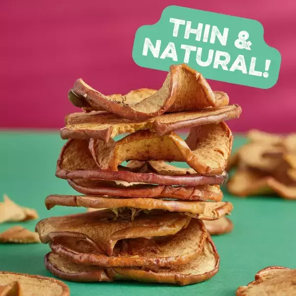 Baked Apple Chips 0.7oz Snack - Vegan. no oil. no added sugar. gluten free E