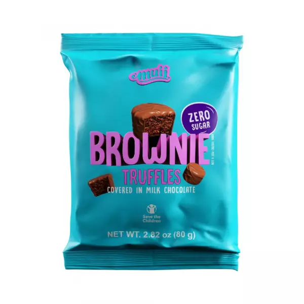 Brownie truffles sugar free in bites 2.8oz