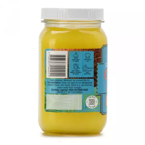 Butter Ghee Coconut - Plastic Jar - 8.11 Oz E