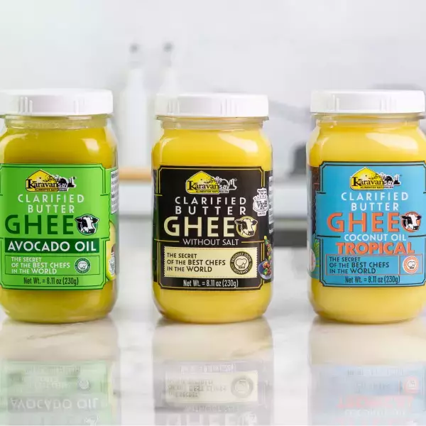 Butter Ghee Pack of 3 plastic jars x 24.33 oz E