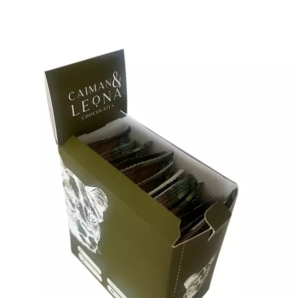 Cacao Bar with Almonds and Coffe - 0.52 oz - No Added Sugar - Vegan - Gluten Free