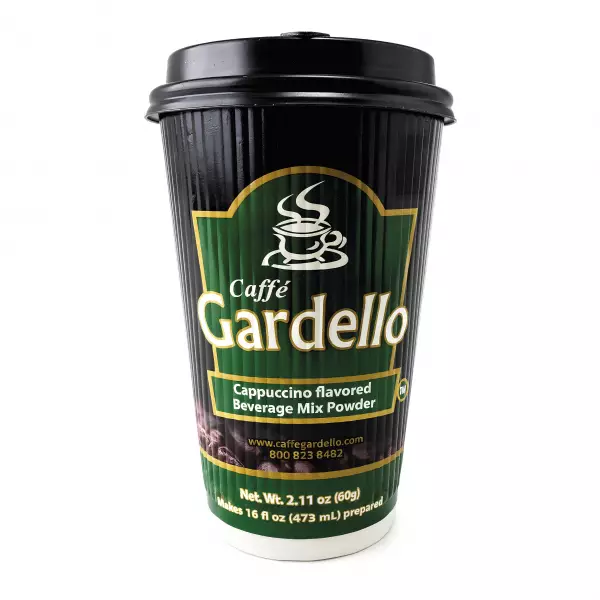 Caffe Gardello|Cappuccino flavored powder|2.11 oz| Instant drink mix