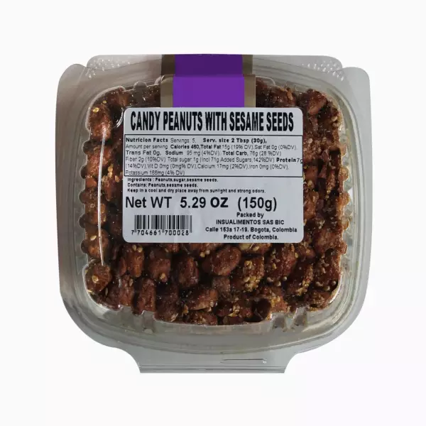 CANDY PEANUTS WITH SESAME SEEDS - 5.29 oz