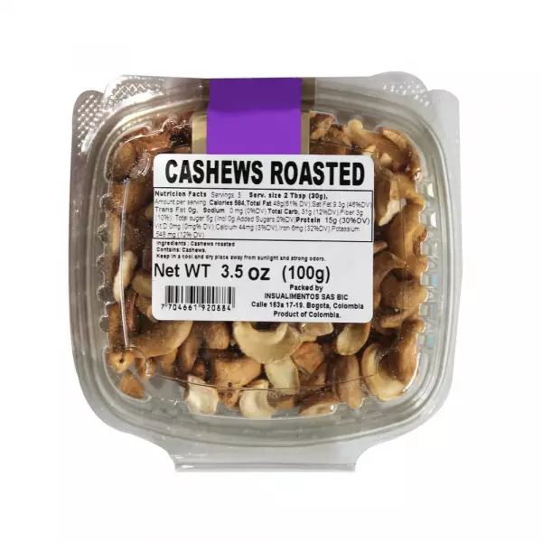 CASHEWS ROASTED - 3.53 oz