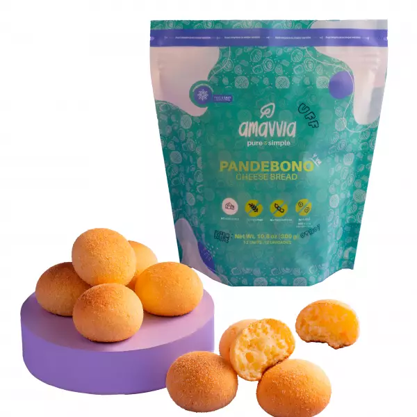 Cheese bread / gluten free / sugar free / frozen / 12 units / 10.5 oz