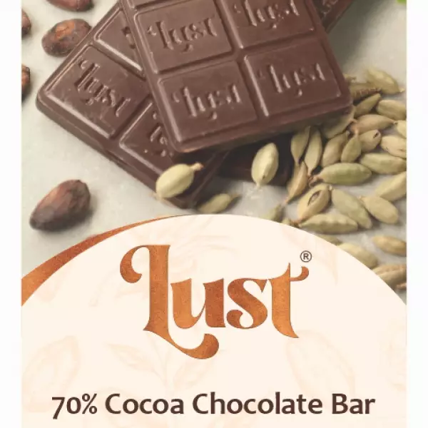 Chocolate with CARDAMOM  70% cocoa - 2.11oz - Gluten Free - Vegan - Milk Free