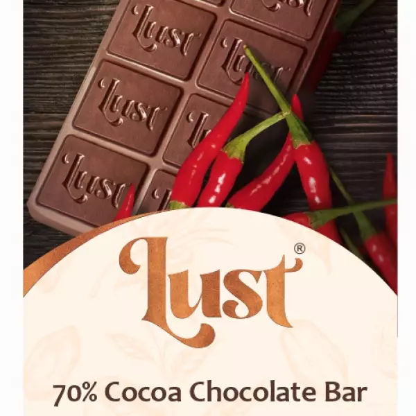 Chocolate with CHILLI 70% cocoa - 2.11oz - Gluten Free - Vegan - Milk Free