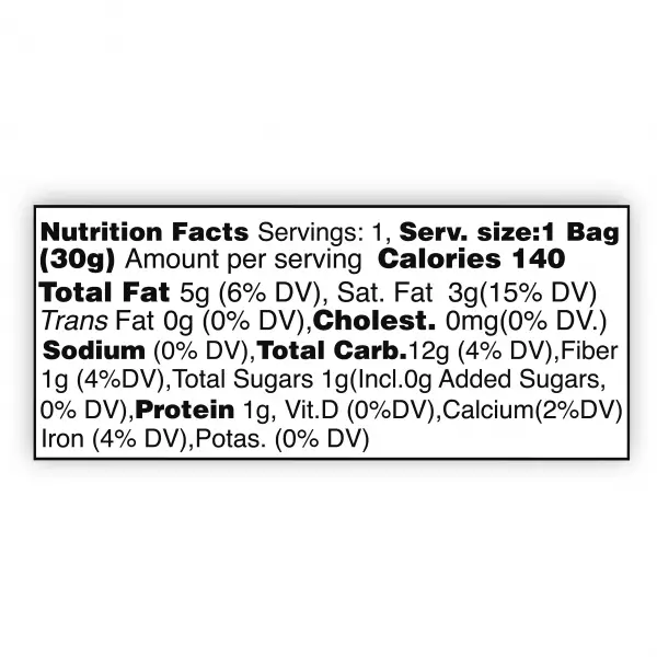 Chocolate-Coated Blueberries - 1.05 oz - No Added Sugar - Vegan - Gluten Free
